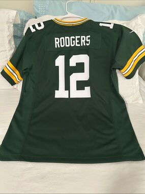 Nike youth xl Green Bay Packers #12 Aaron Rodgers Football Jersey